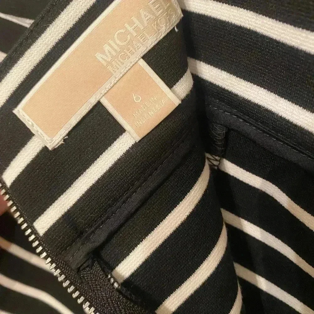 Michael Kors striped pencil skirt